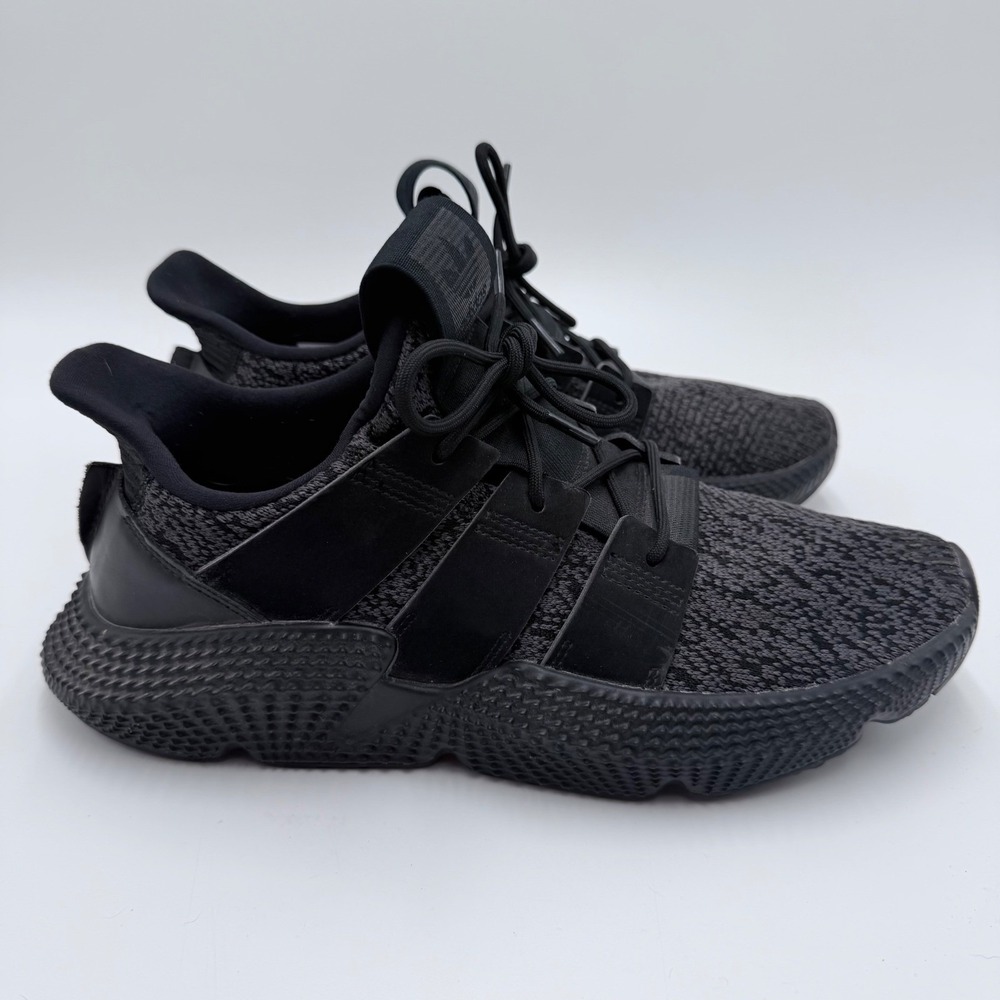Adidas Prophere Core Black Grey Knit Mens Sneakers CQ2126 Size 9.5